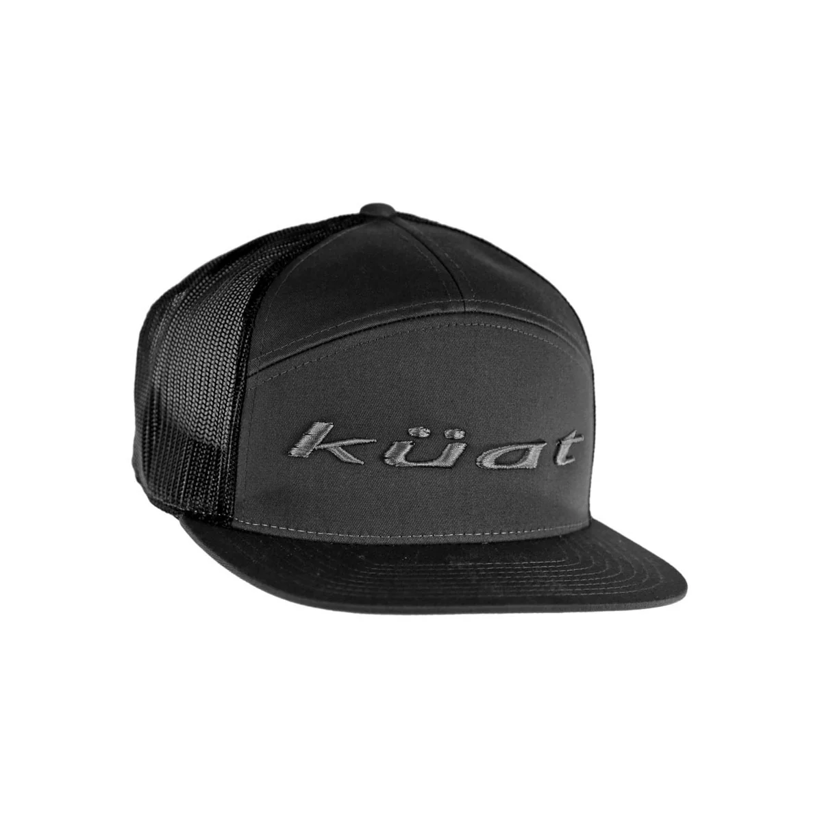 3D Embroidery Gray on Gray Trucker Hat - Image 4