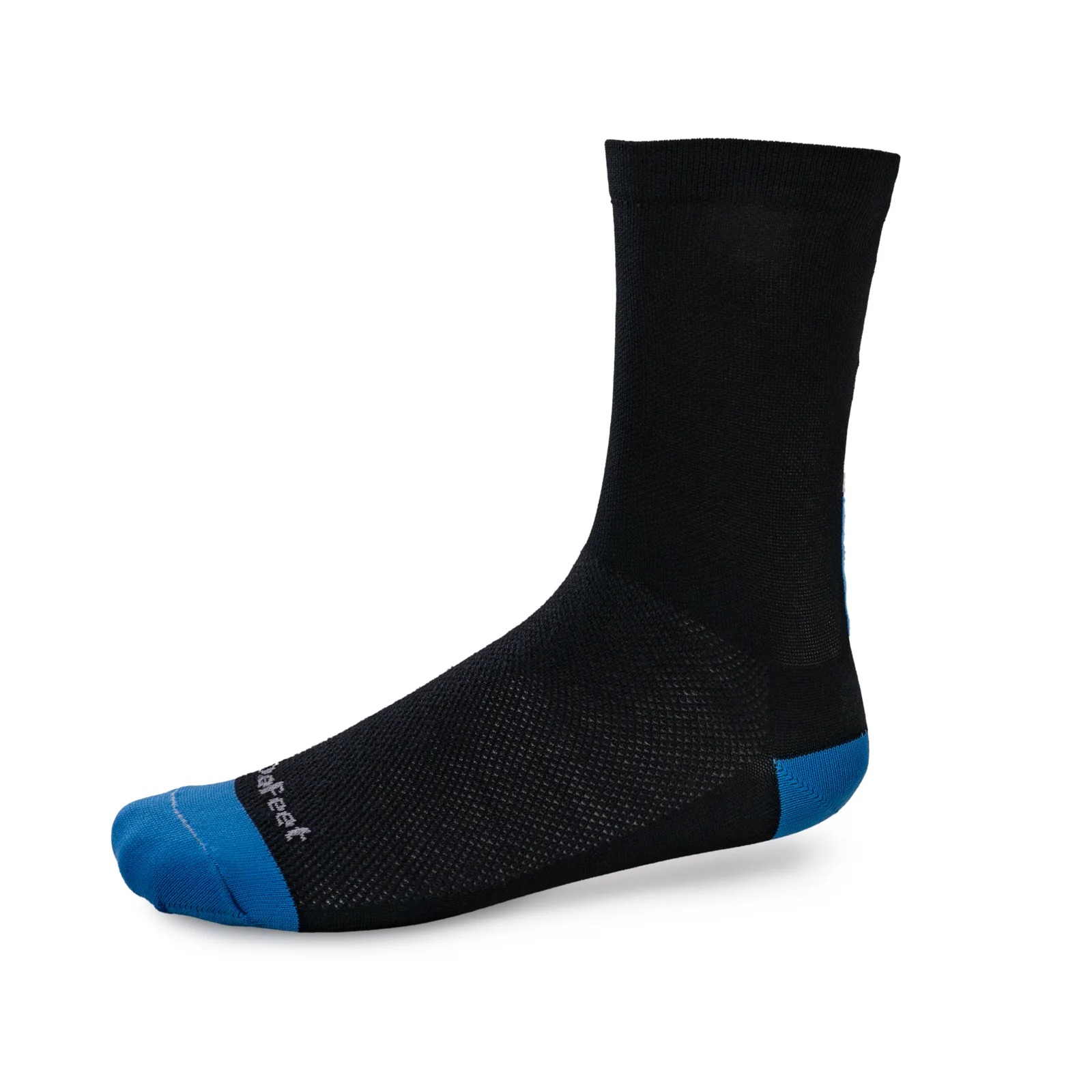 Aireator 6 inch Black and Blue Retro Stripe Sock - Image 3