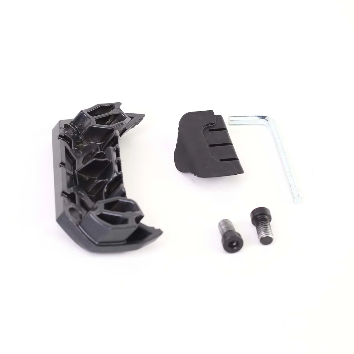 Tray End Cap with Hardware - Galaxy Gray